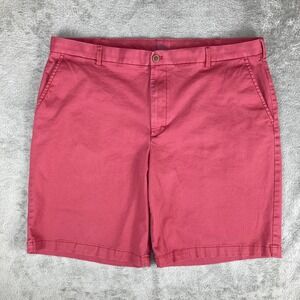 IZOD Saltwater Stretch Mens‎ Shorts Size 42 Coral Pink Casual Golf